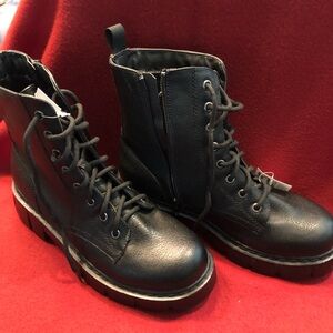 UnionBay Black Combat Boots
